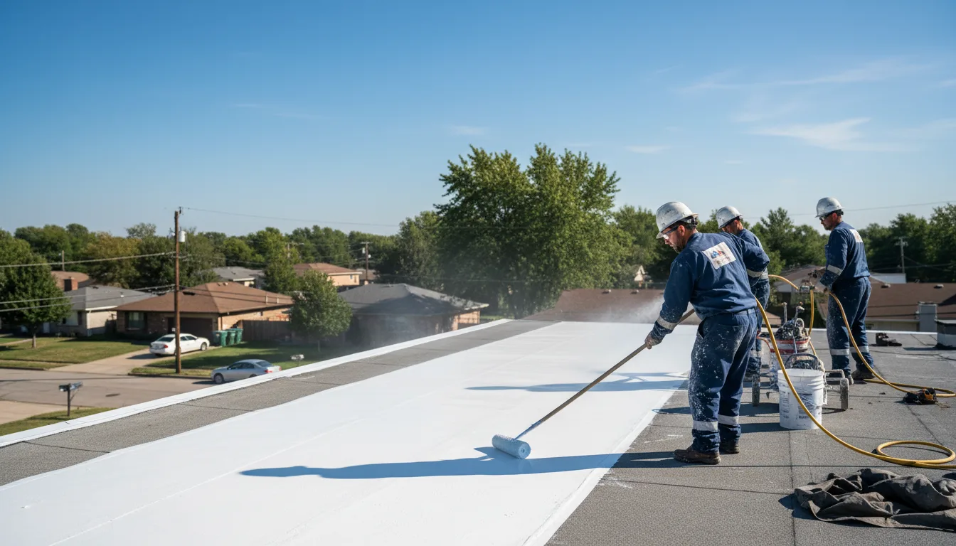 Commercial roof coating in Moundridge, KS near me